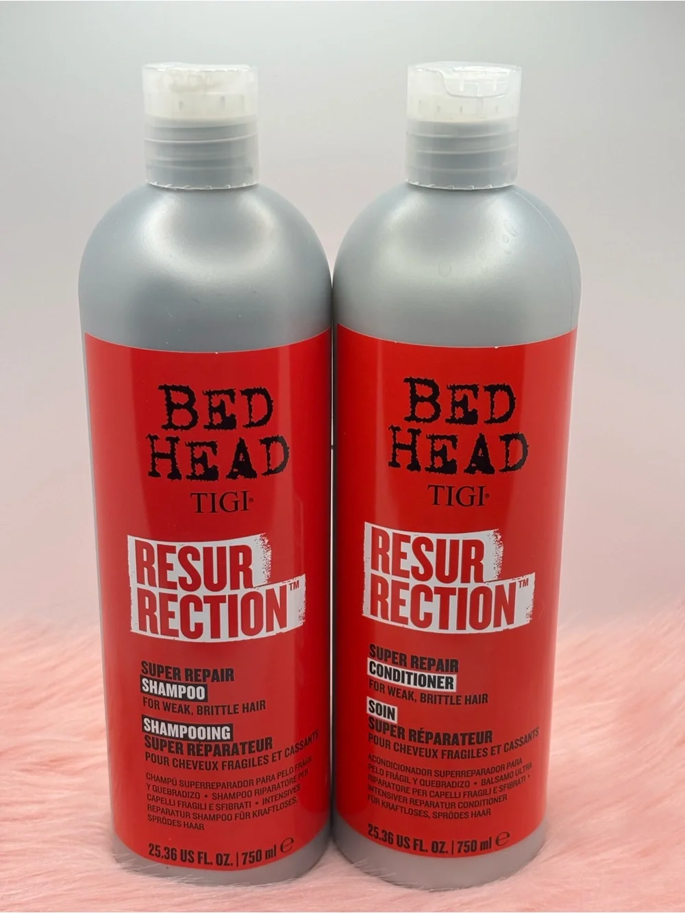 BED HEAD TIGI Resurrection Super Repair Shampoo & Conditioner Set